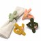 Hand Felted Cactus Napkin Rings Set of 4 Colorful Table Decor Accents
